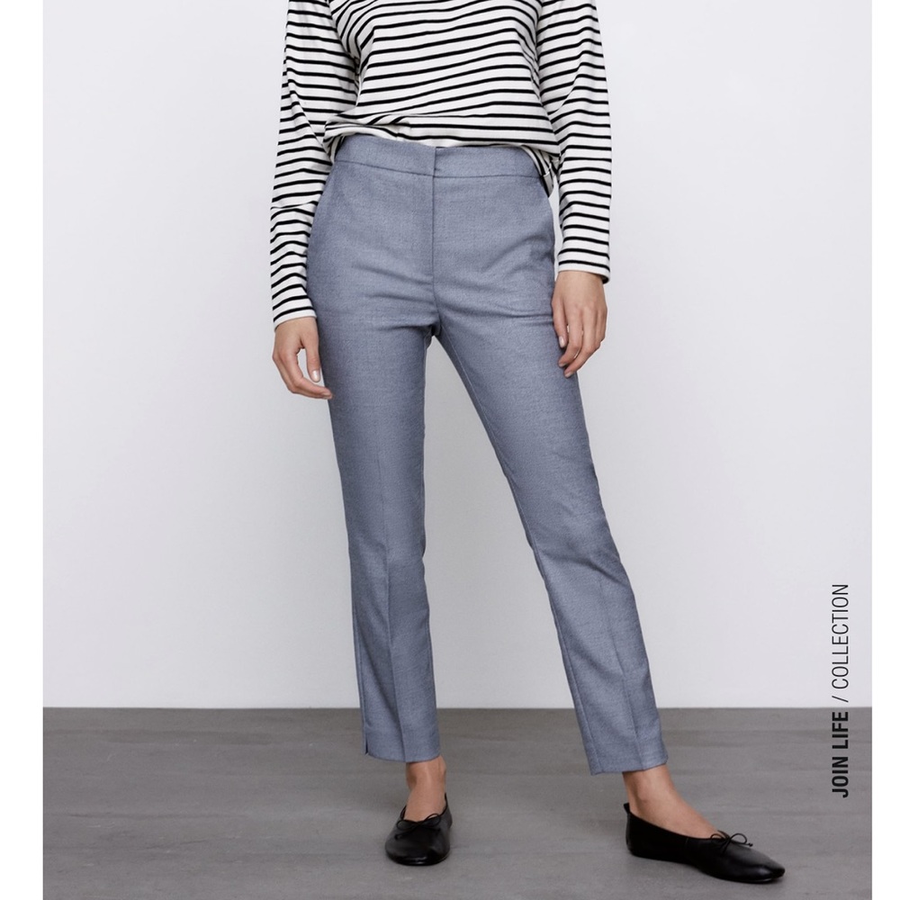 Zara Jogger Waist Pants in Indigo